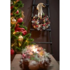 House of Seasons Ladderrek - L29 x B49 x H119 cm - Zwart