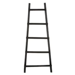 House of Seasons Ladderrek - L29 x B49 x H119 cm - Zwart