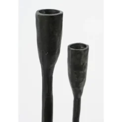 House of Seasons Stretto Kandelaar - L21 x B9,5 x H40,5 cm - Zwart