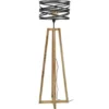 Houten vloerlamp Twist - 135x41x135 cm - Slate grey - Grijs