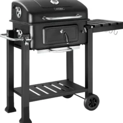 Houtskoolbarbecue - Verchroomd Grillrooster - Inklapbaar Zijrek - 110x64x104cm