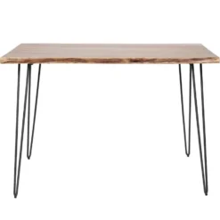 Hoyz - Bartafel Edge - Massief Acaciahout - Industrieel - 130x70x92