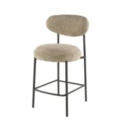 Hoyz Collection - Barstoel Round Verpakt Per 2 - Cargo Zand