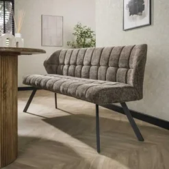 Hoyz Collection - Eetkamerbank Raster - Rich Taupe