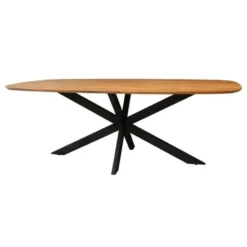 Hoyz Collection - Eetkamertafel Arhus Solid 180cm - Acaciahout - 6 personen