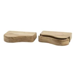 Hoyz Collection - Nachtkastje Organic - Massief Acacia Naturel - Set van 2