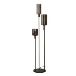 Hoyz Collection - Vloerlamp Sepiora Getrapt 3-lichts - Sienna Brown