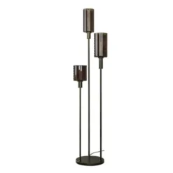 Hoyz Collection - Vloerlamp Sepiora Getrapt 3-lichts - Sienna Brown