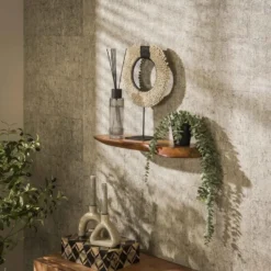 Hoyz Collection - Wandplank 90cm Organic - Massief Acacia Naturel