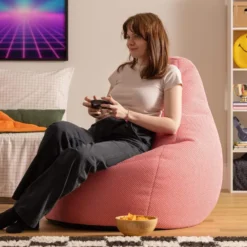 icon - Dalton XL Zitzak Fauteuil - Gaming - Roze