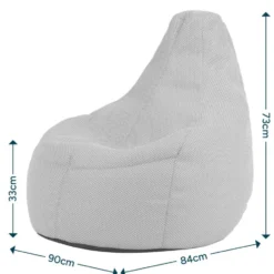icon - Dalton Zitzak Fauteuil - Gaming - Zwart
