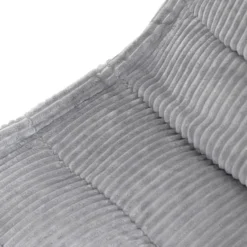icon - Dolce Kinderzitzak Stoel - Ribfluweel Fauteuil - Grijs