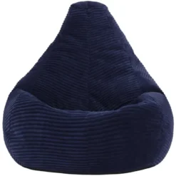 icon Kinderzitzakken Dalton - Corduroy Zitzak - Marineblauw