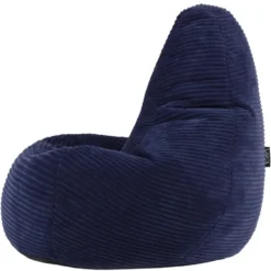 icon Kinderzitzakken Dalton - Corduroy Zitzak - Marineblauw