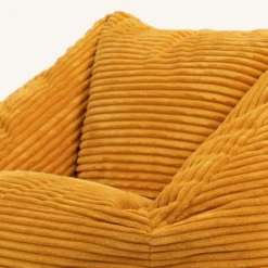 icon Kinderzitzakken Morgan - Corduroy Zitzak met Vulling - Geel