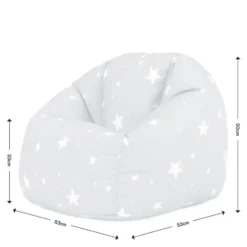 icon Kinderzitzakken Sterrenhemel - Roze