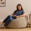 icon - Kingston XL Zitzak Fauteuil - Ribfluweel - Beige