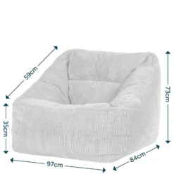 icon Zitzack Natalia - Corduroy Zitzakfauteuil - Beige