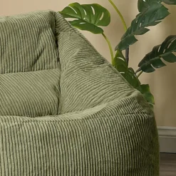 icon Zitzack Natalia - Corduroy Zitzakfauteuil - Saliegroen