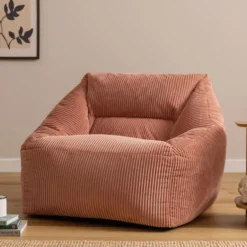 icon Zitzack Natalia - Corduroy Zitzakfauteuil - Roze