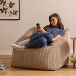icon Zitzack Natalia - Corduroy Zitzakfauteuil - Mokka