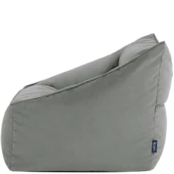 icon Zitzack Natalia - Fluwelen Zitzakfauteuil - Houtskool