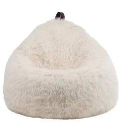 icon Zitzak Cocoon - Zitzak van Imitatiebont - Wit