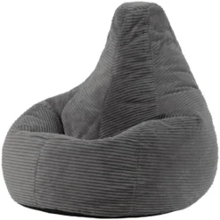 icon Zitzak Dalton - Corduroy Zitzak Volwassenen - Houtskool
