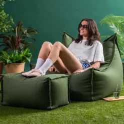 icon Zitzak en Poef Alto - Zitzak Fauteuil Buiten - Groen