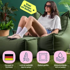 icon Zitzak en Poef Alto - Zitzak Fauteuil Buiten - Groen