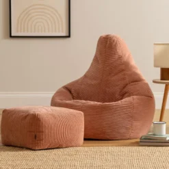 icon Zitzak en Poef Dalton - Corduroy Zitzak - Oud roze
