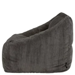 icon Zitzak en XL Poef Natalia - Corduroy Zitzak - Houtskool