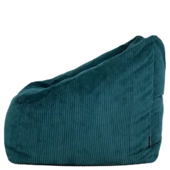 icon Zitzak en XL Poef Natalia - Corduroy Zitzak - Blauwgroen