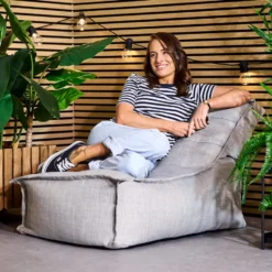 icon Zitzak Lounger Dolce - Zitzak Buiten - Grijs