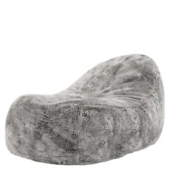 icon Zitzak Lounger Dream - Zitzak van Imitatiebont - Poolwolf