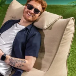 icon Zitzak Lounger Nova - Olefin Zitzak Buiten - Beige