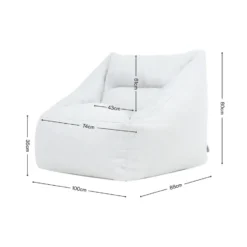 icon Zitzak Natalia - Zitzak Fauteuil Buiten - Grijs