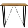 Industriële bartafel Vegas 130x70x110 cm Mangohout - Mangohout - Bruin