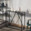 Industriële zwarte metalen consolestijl