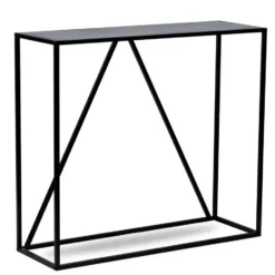 Industriële zwarte metalen consolestijl