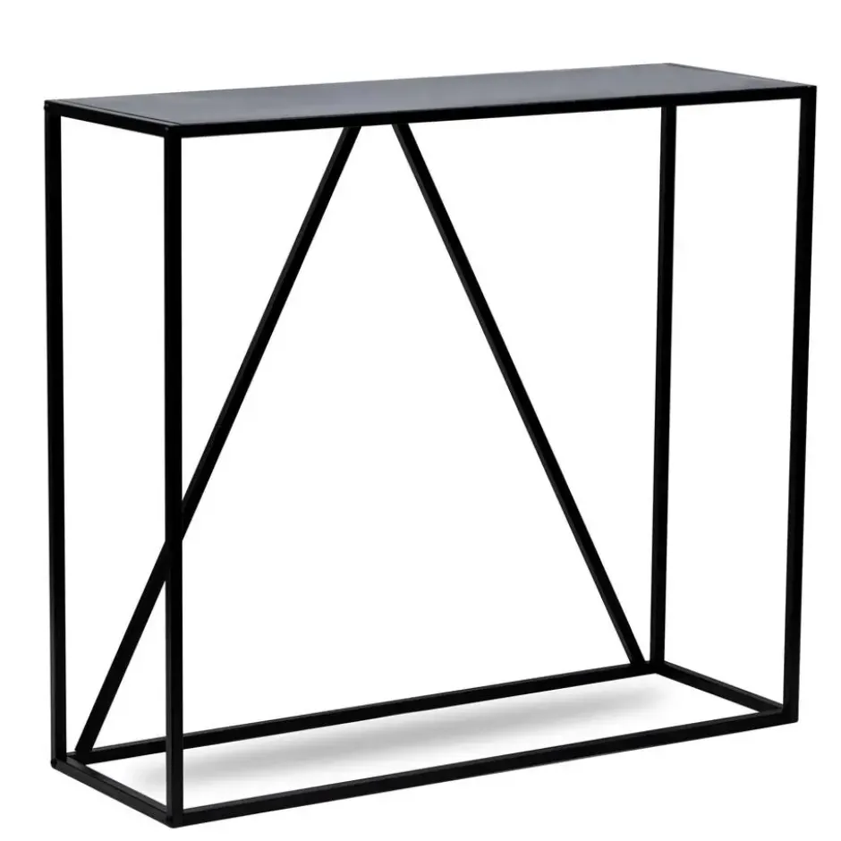 Industriële zwarte metalen consolestijl