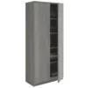 Interiax Kledingkast 'Amelie' - Grijze Eik - 2 Deurs - 180x80x40 cm
