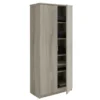 Interiax Kledingkast 'Amelie' - Sonoma Eik - 2 Deurs - 180x80x40 cm