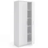 Interiax Kledingkast 'Amelie' - Wit - 2 Deurs - 180x80x40 cm