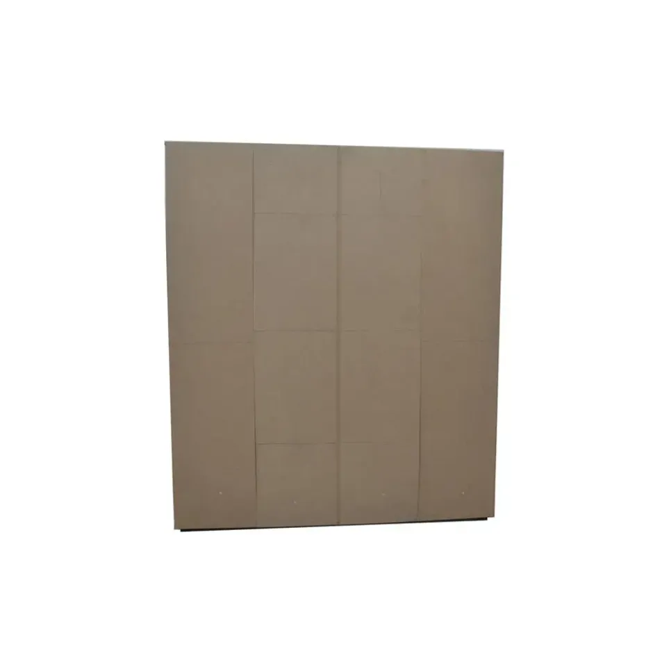 Interiax Kledingkast 'Lena' - Sonoma Eik - 4 Deurs - 185x160x52cm