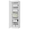 Interiax Kledingkast 'Lucas' - Wit - 1 Deurs - 184x50x52 cm