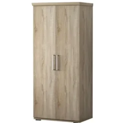 Interiax Kledingkast 'Mila' - Sonoma Eik - 2 Deurs - 183x80x52cm