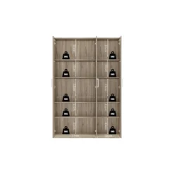 Interiax Kledingkast 'Mila' - Sonoma Eik - 3 Deurs - 180x120x42 cm