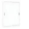 Interiax Kledingkast 'Novara' - 2 Schuifdeuren - Wit - 182x120x50cm