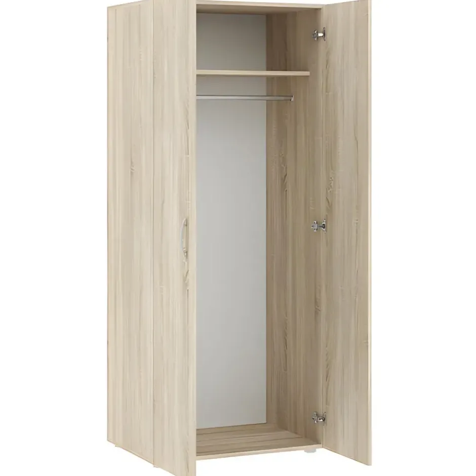 Interiax Kledingkast 'Verona' - 2 Deuren - Sonoma Eik - 179x74x51,9cm